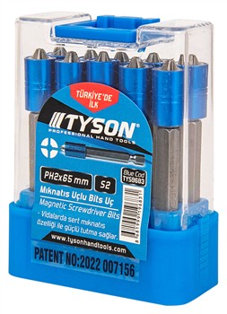 TYSON MIKNATIS UÇLU BİTS TEK YÖNLÜ PH2*65MM
